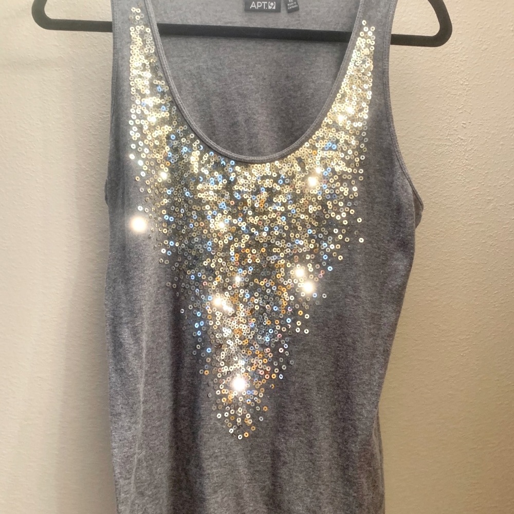 SPARKLE sequin tank top. Soft and show stopping
